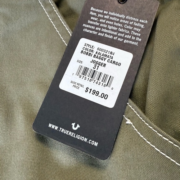 New BOBBI BAGGY CARGO JOGGER
TRUE RELIGION - Picture 11 of 16